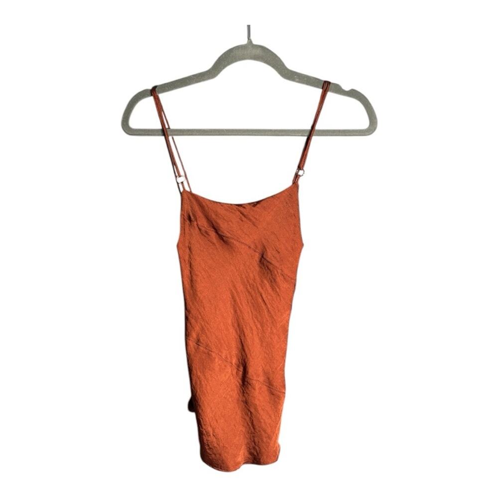 Endless Rose Copper Brown Camisole Bow Detailing Size Small